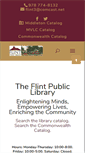 Mobile Screenshot of flintlibrary.org